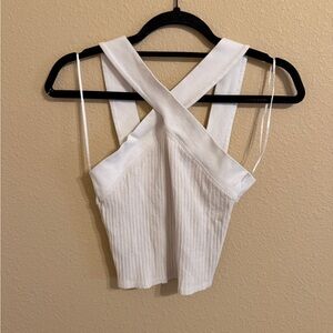 Zara Cross Ribbed Top